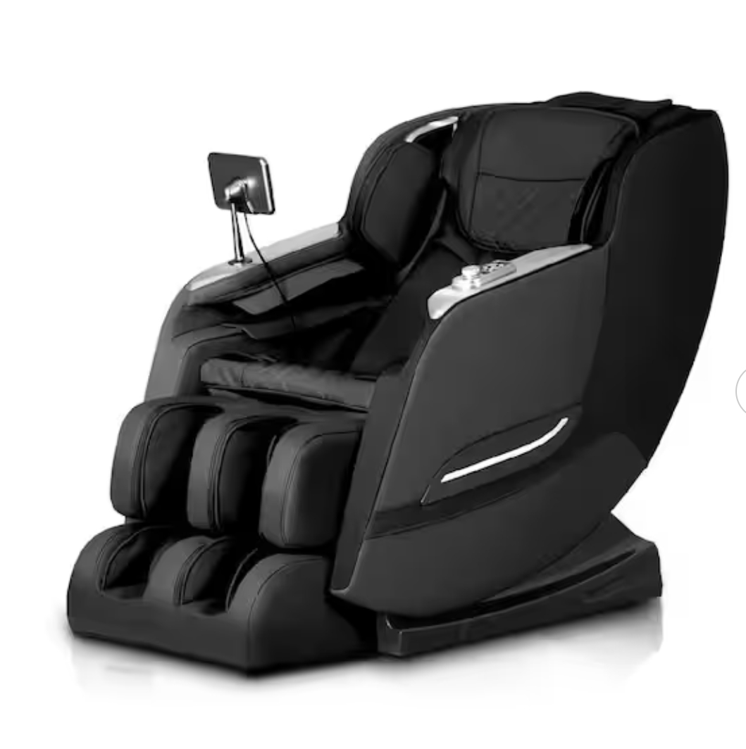 Regal Series Brown Faux Leather Reclining 2D Massage Chair
