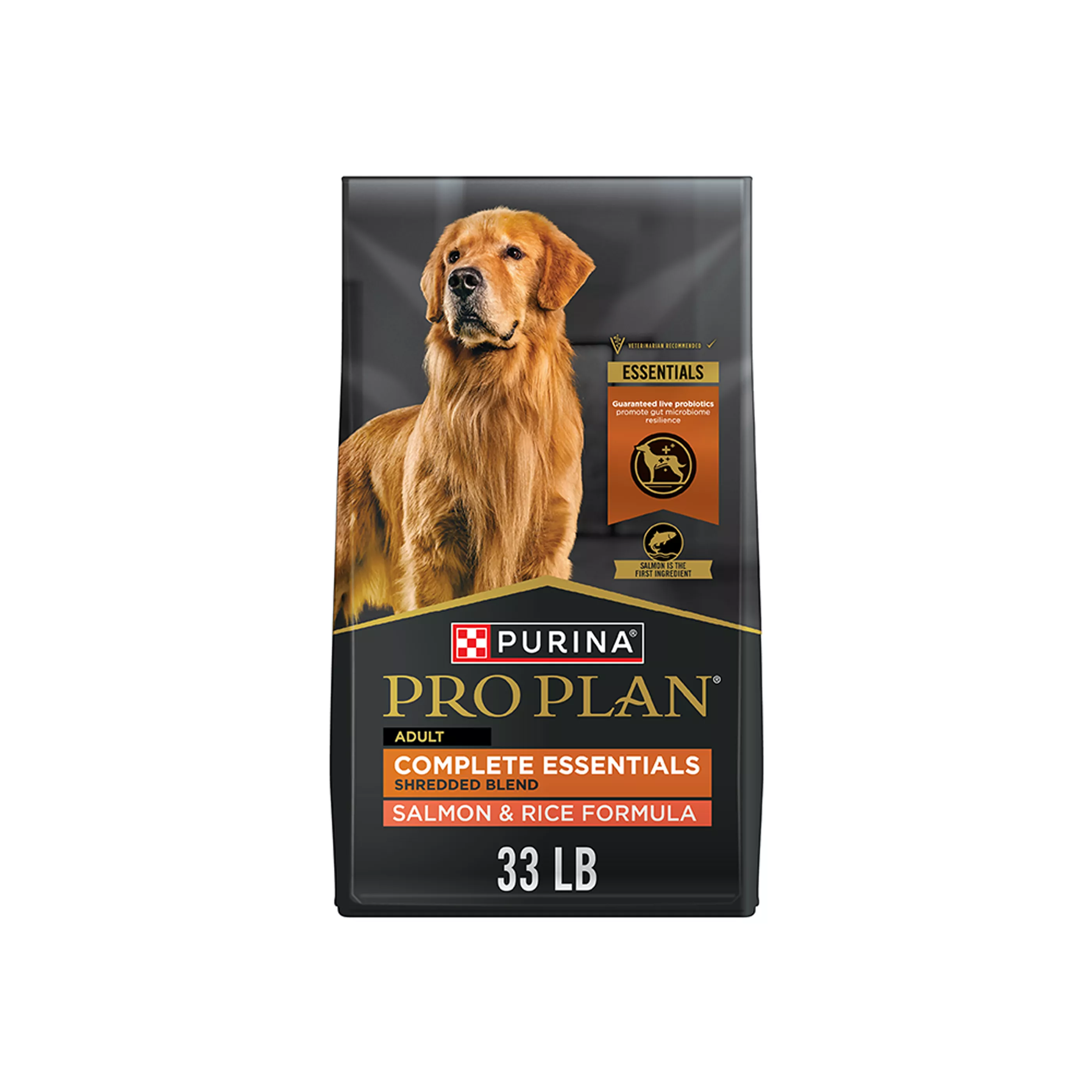 Purina Pro Plan Complete Essentials Shredded Blend Adult Dry Dog Food - Salmon & Rice