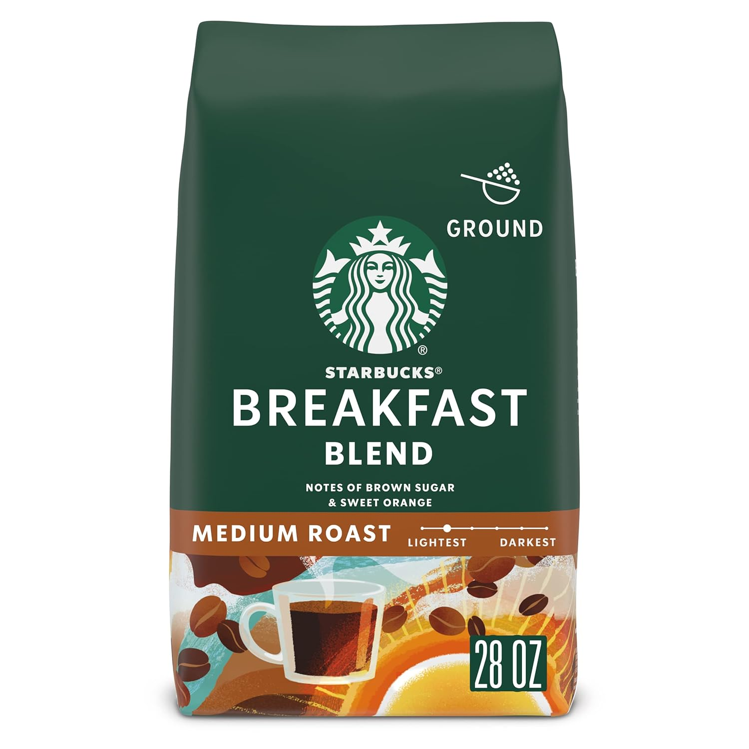 Starbucks Ground Coffee, Medium Roast Coffee