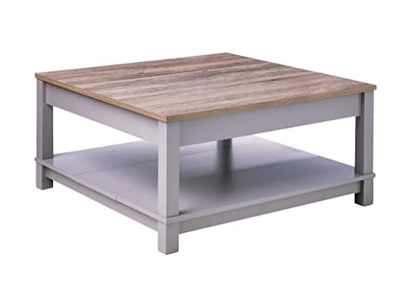 Ameriwood Home Carver Coffee Table, Gray