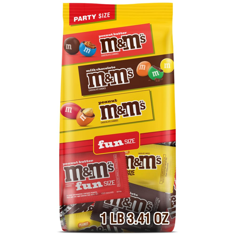 M&M'S Fun Size Assorted Chocolate Candy Variety Pack
