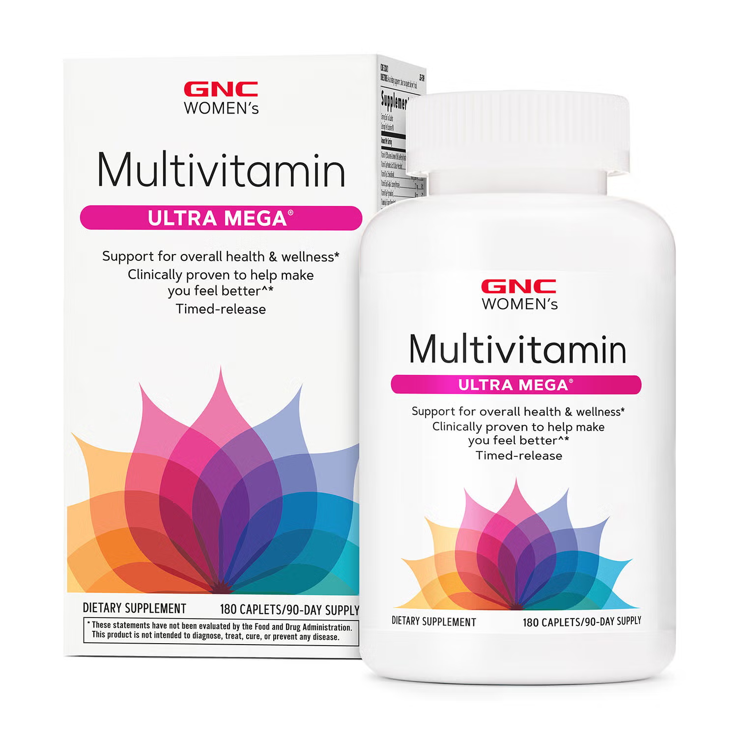 GNC-Multivitamin Ultra Mega - 180 Caplets (90 Servings)