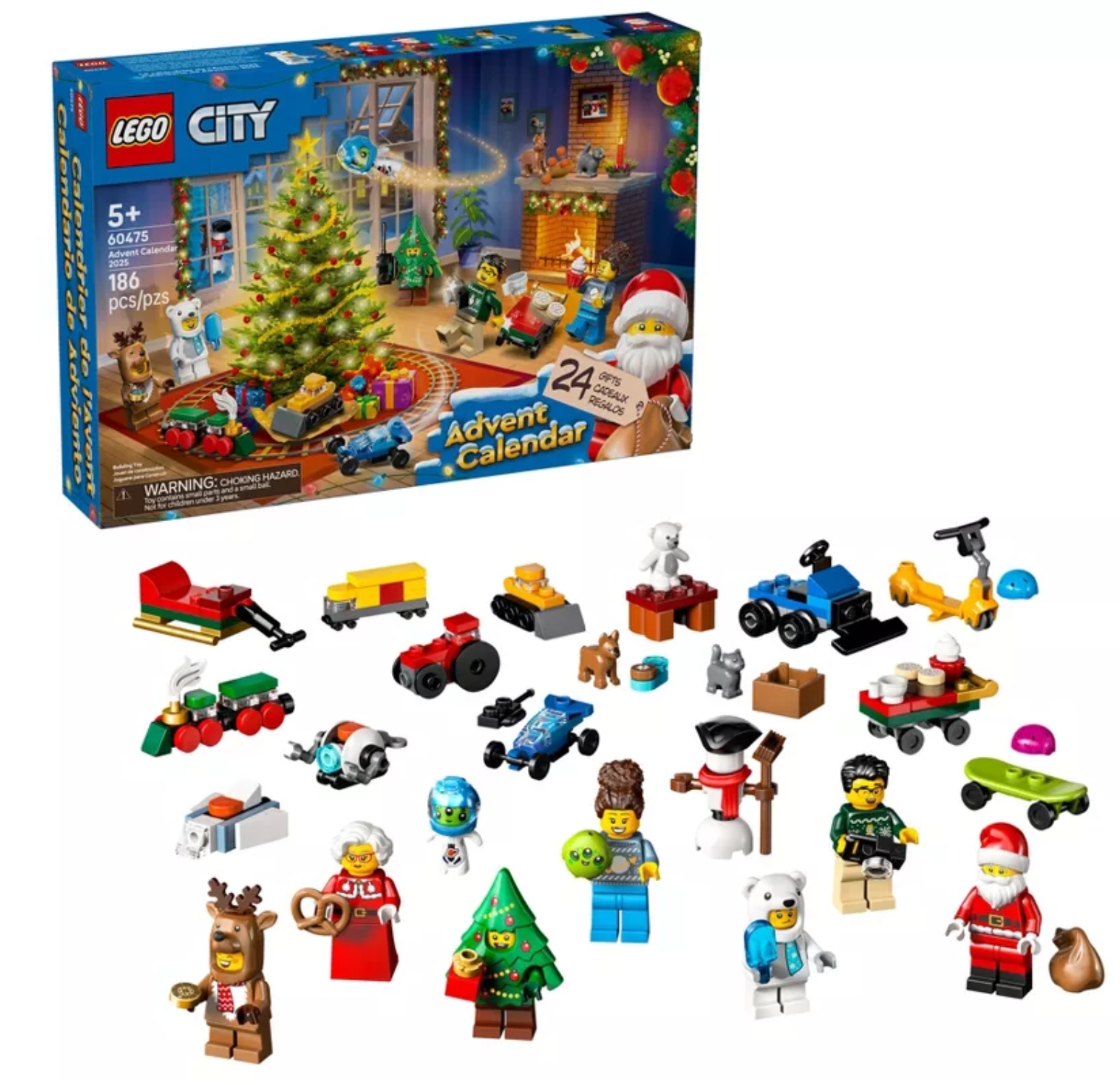 LEGO City Advent Calendar 2025 Kids Toy 60475