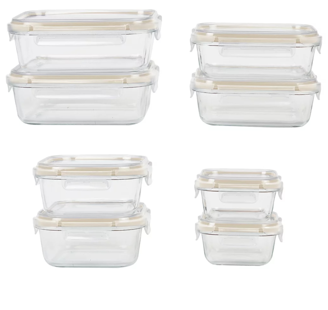 16-Pc. Glass Storage Set