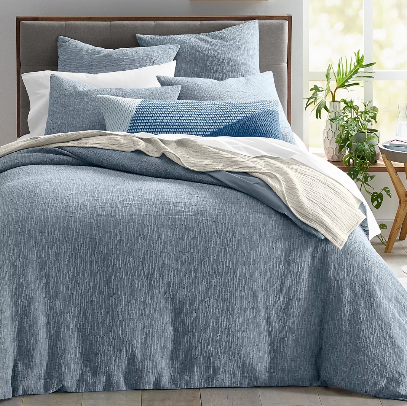 LAST ACT! Ripple Matelassé 3-Pc. Duvet Cover Set, Full/Queen