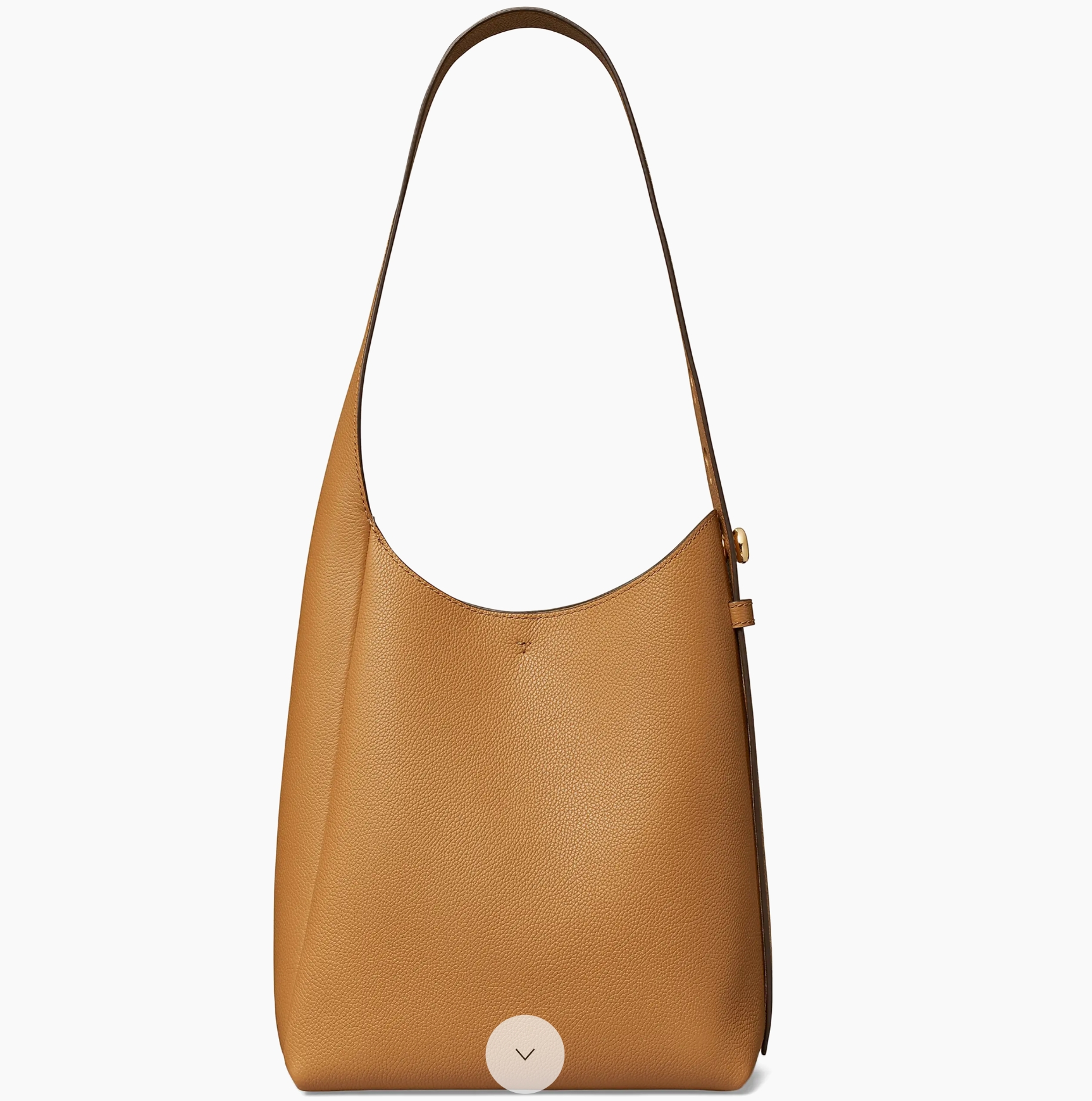 Small Romy Leather Hobo Bag