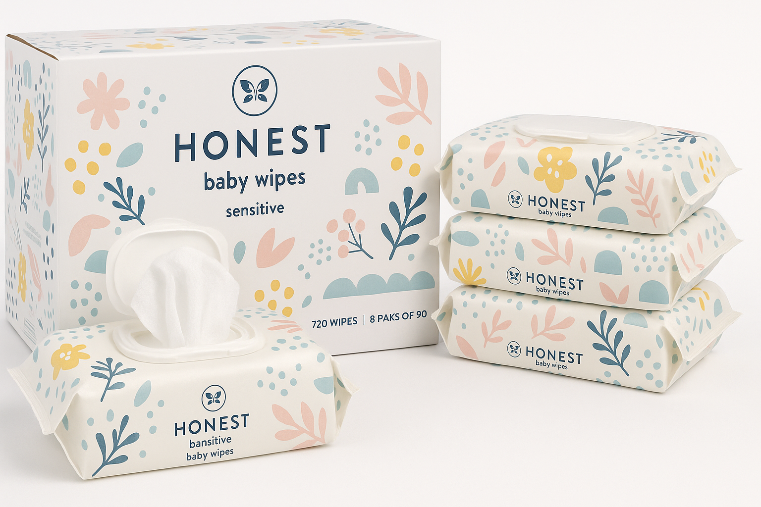 The Honest Company Baby Wipes (Pattern Play, 720 Count) Review: Gentle, Plant-Based Wipes for Sensitive Skin