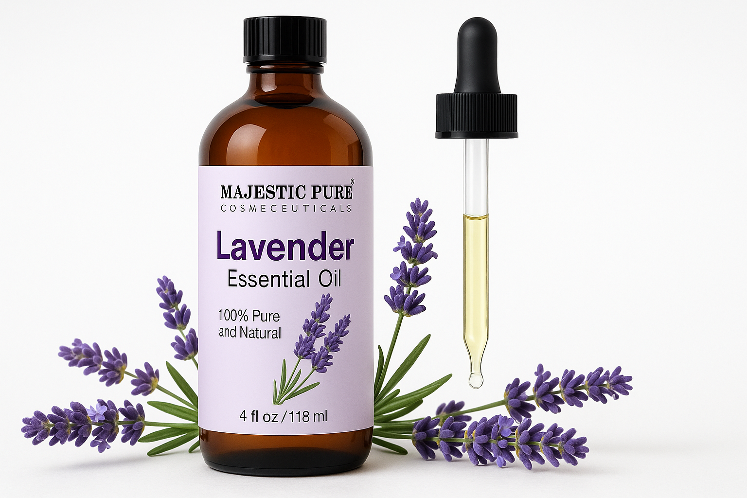 Majestic Pure Lavender Essential Oil (4 fl oz) Review: Versatile Aromatherapy Staple with a Strong Floral Profile