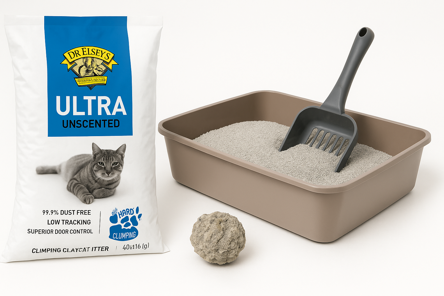 Dr. Elsey's Ultra Unscented Clumping Clay Cat Litter (40 lb Bag) Review