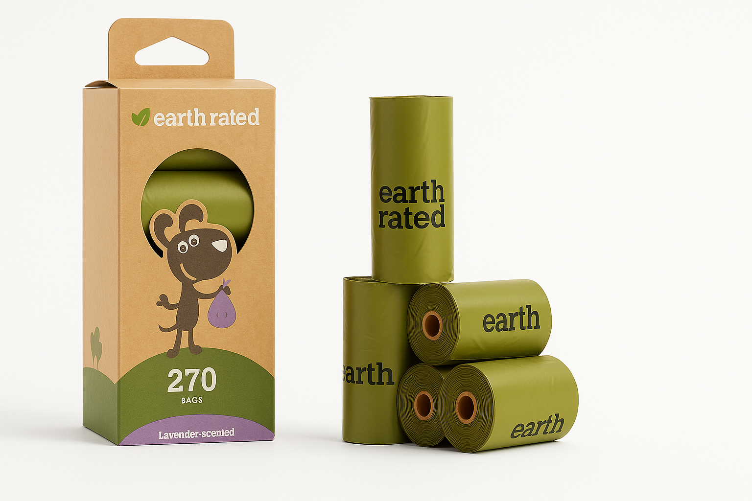 Earth Rated Lavender Dog Poop Bags (270-Count) Review: Leak-Proof Convenience with an Eco-Conscious Twist