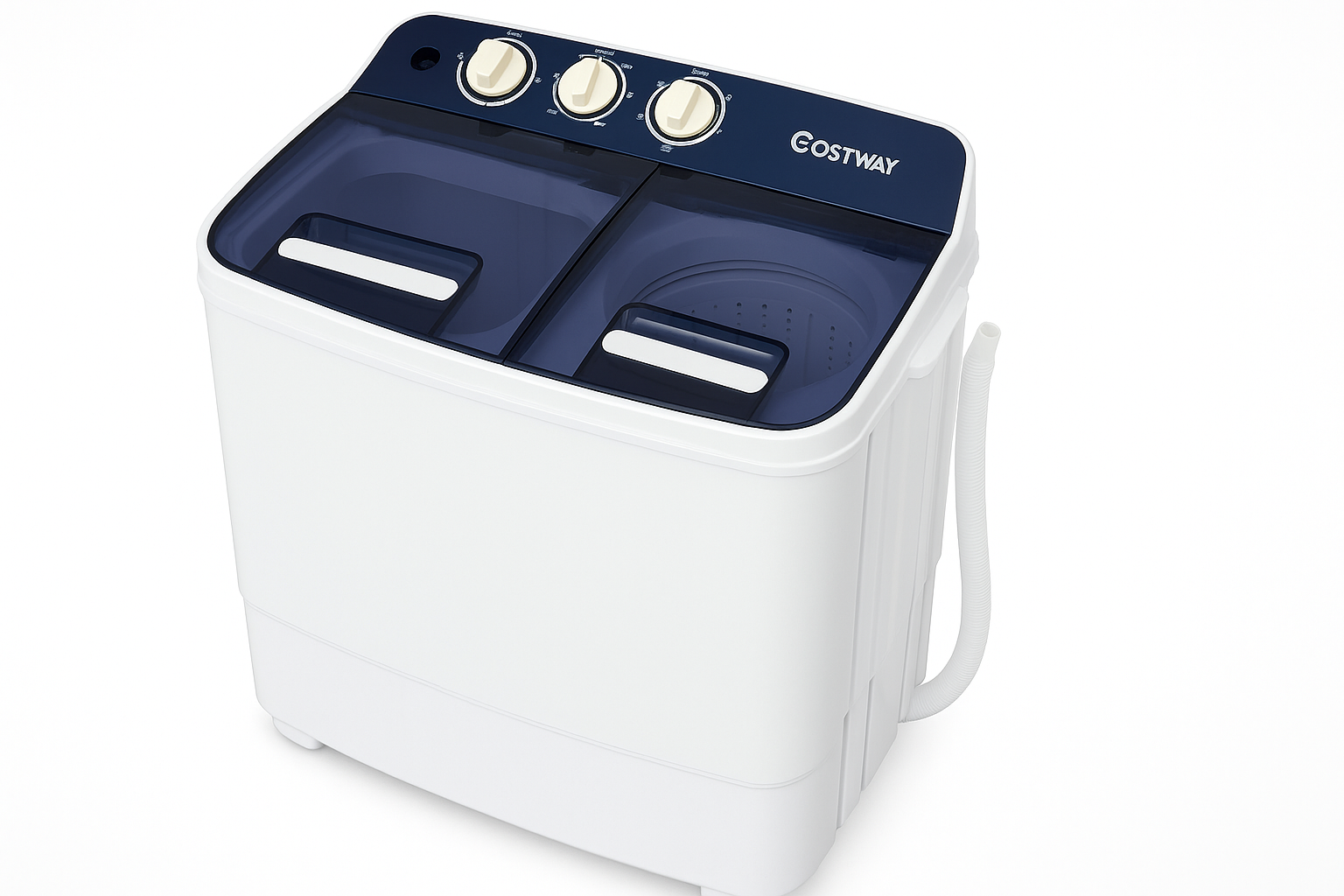 COSTWAY Portable Twin Tub Washing Machine (20 lbs): A Compact Laundry Workhorse for Small Spaces