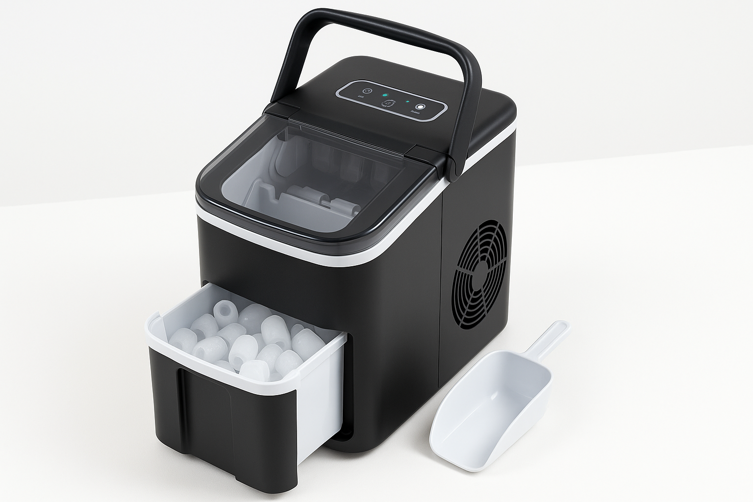 NEWBULIG Countertop Ice Maker Review: Fast, Portable Ice for Home and Travel