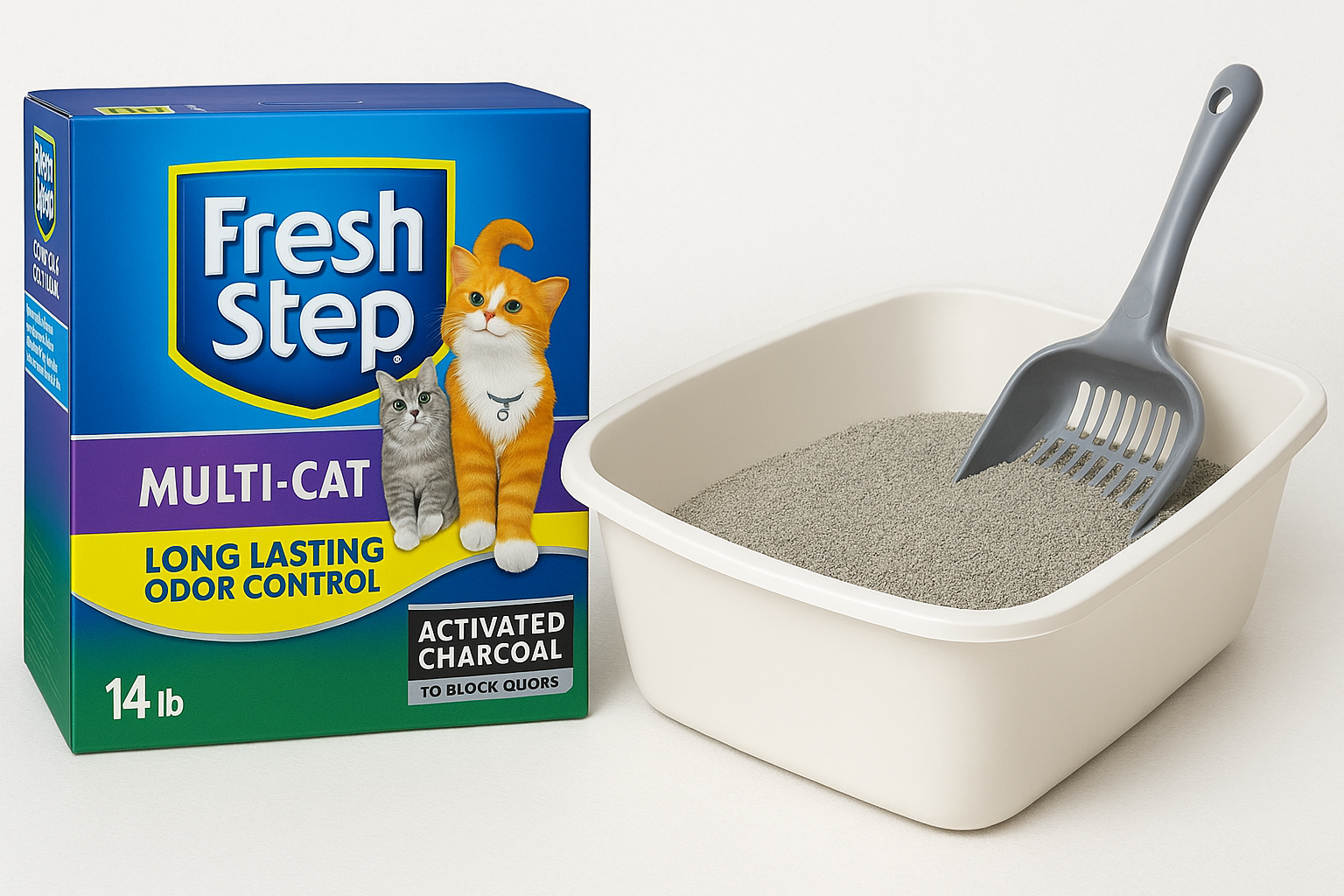 Fresh Step Multi-Cat Clumping Cat Litter (14 lb) Review: Reliable Odor Control for Busy Litter Boxes