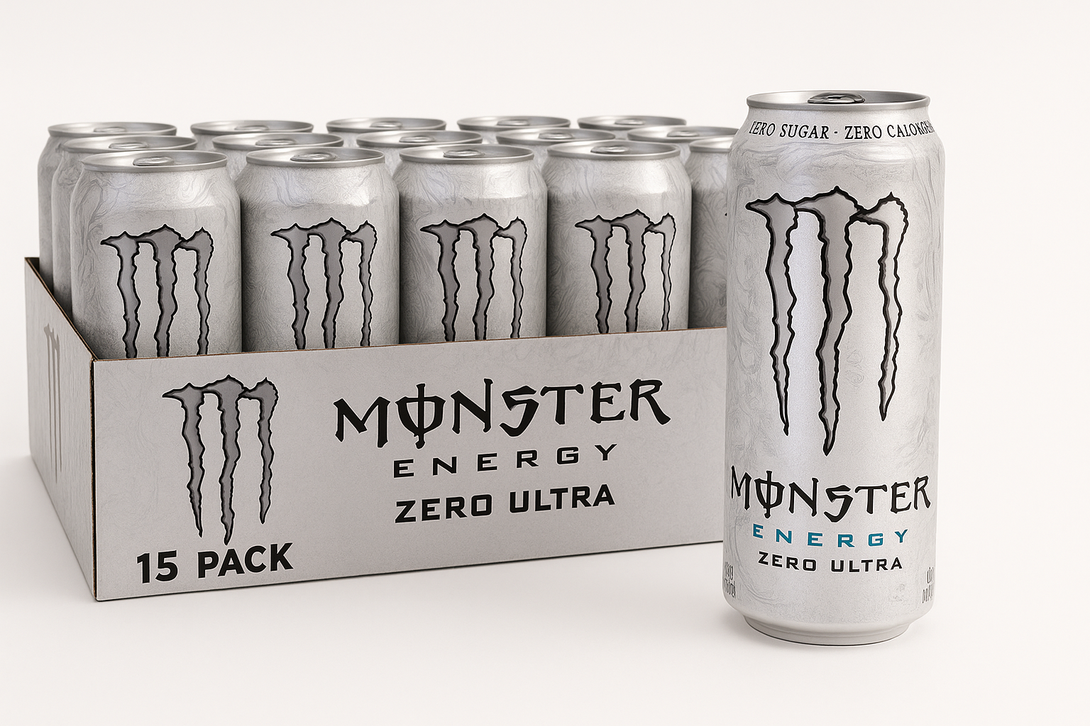 Monster Energy Zero Ultra (16 oz, Pack of 15) Review: Zero Sugar, Full-Caffeine Convenience