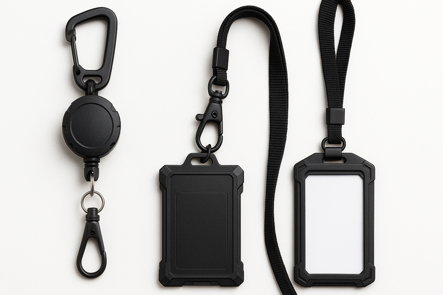 Badge Holder Retractable Clip Heavy Duty Carabiner Badge Reel with Lanyard: A Tactical Everyday ID Solution