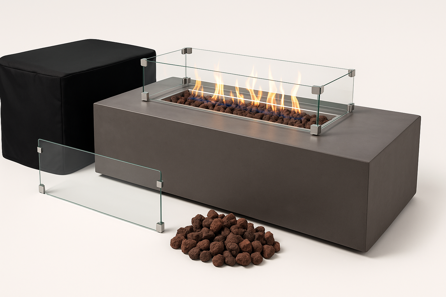 Elementi Granville Gas Fire Pit Bundle Review: A Modern Concrete Fire Table for Year‑Round Outdoor Living