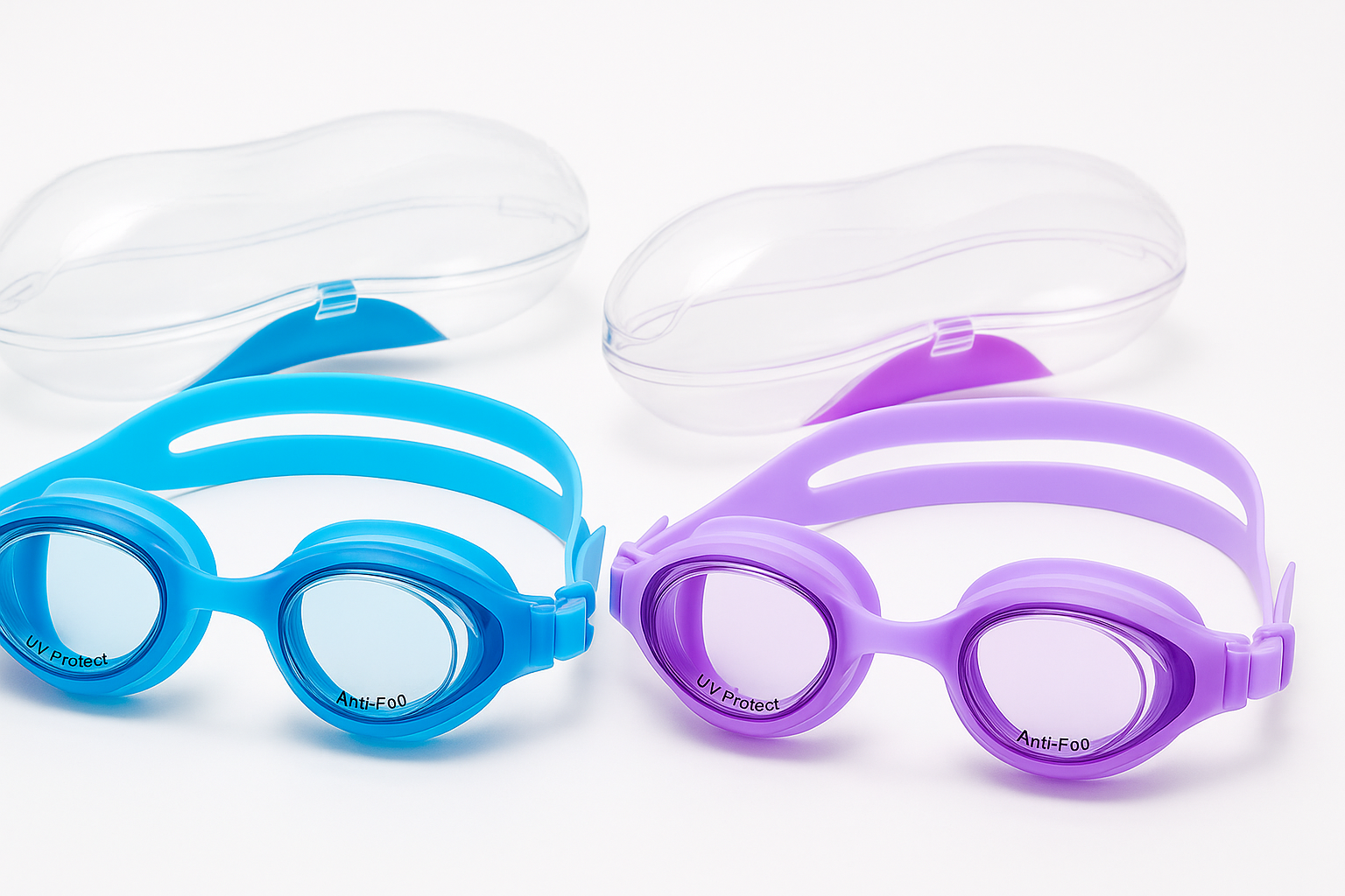 Seago Kids Swim Goggles 2-Pack: Anti-Fog, Anti-UV Protection for Young Swimmers