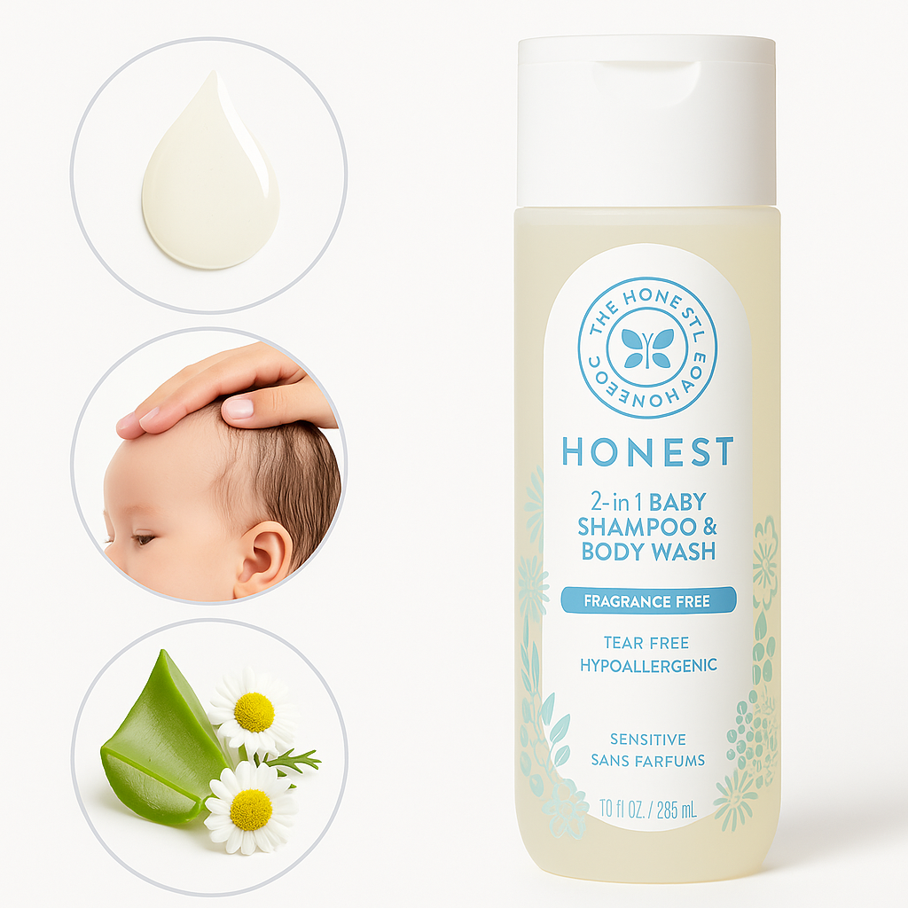 The Honest Company 2-in-1 Baby Shampoo & Body Wash (Fragrance-Free) Review