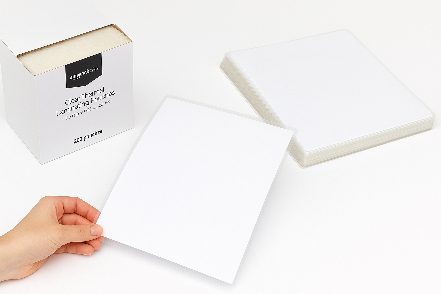 Amazon Basics Clear Thermal Laminating Sheets (9" x 11.5", 2.8 mil, 200-Pack) Review