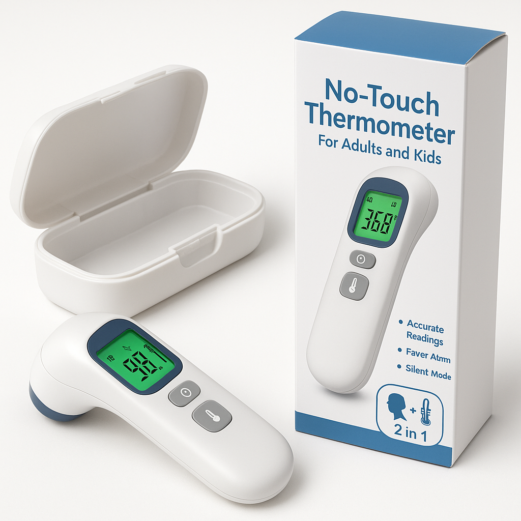 No-Touch Thermometer for Adults and Kids: A Practical 2‑in‑1 Forehead & Object Infrared Thermometer Review