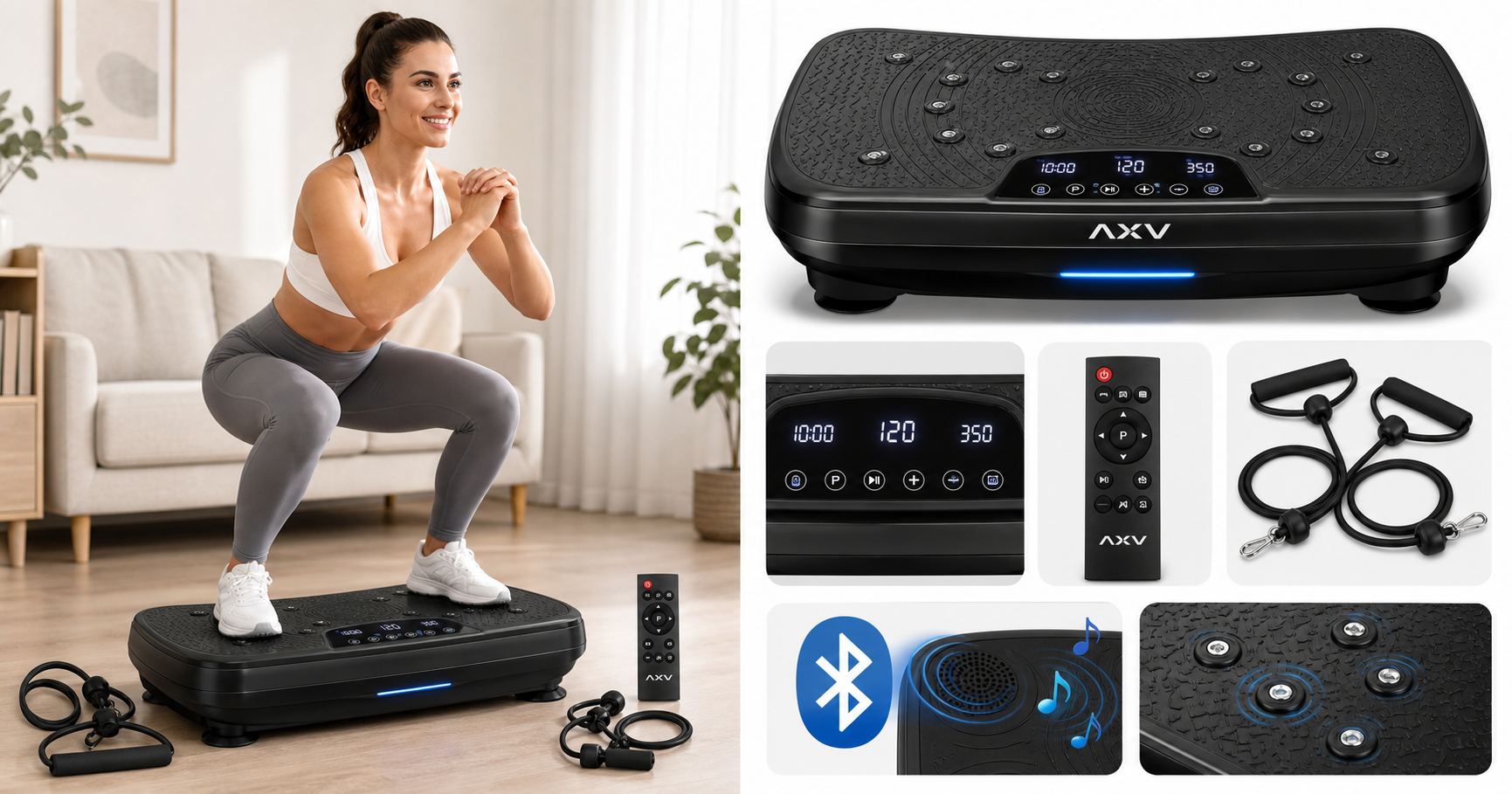 AXV Vibration Plate Fitness Platform Review: Compact Whole-Body Vibration for Home Workouts