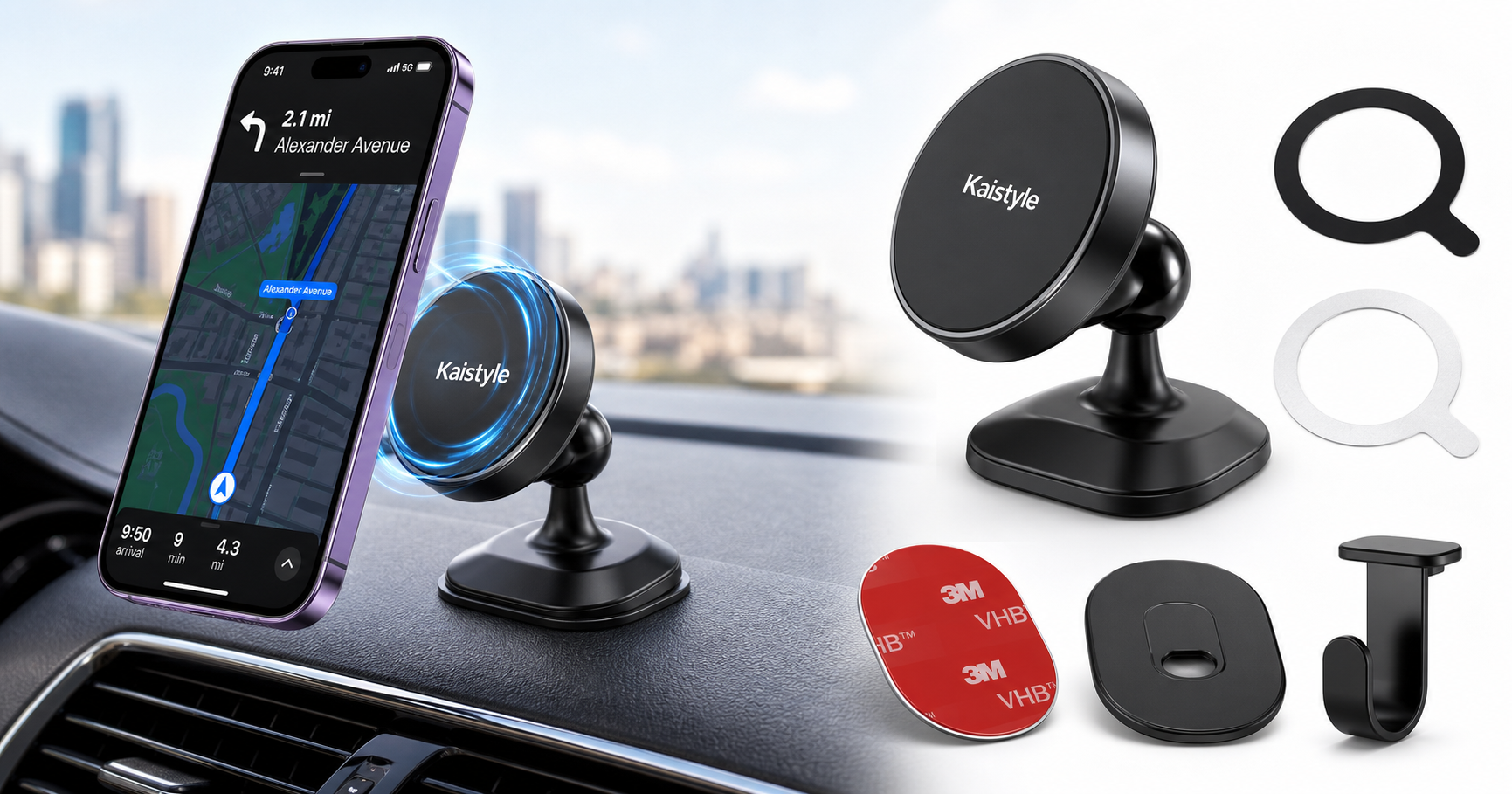 Kaistyle MagSafe Car Mount Review: Compact, Strong, and Purpose‑Built for iPhone